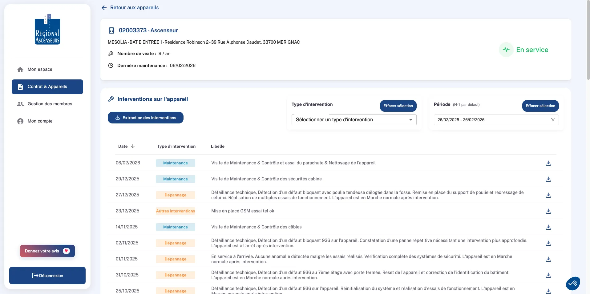Interface Client RASO — visuel 4