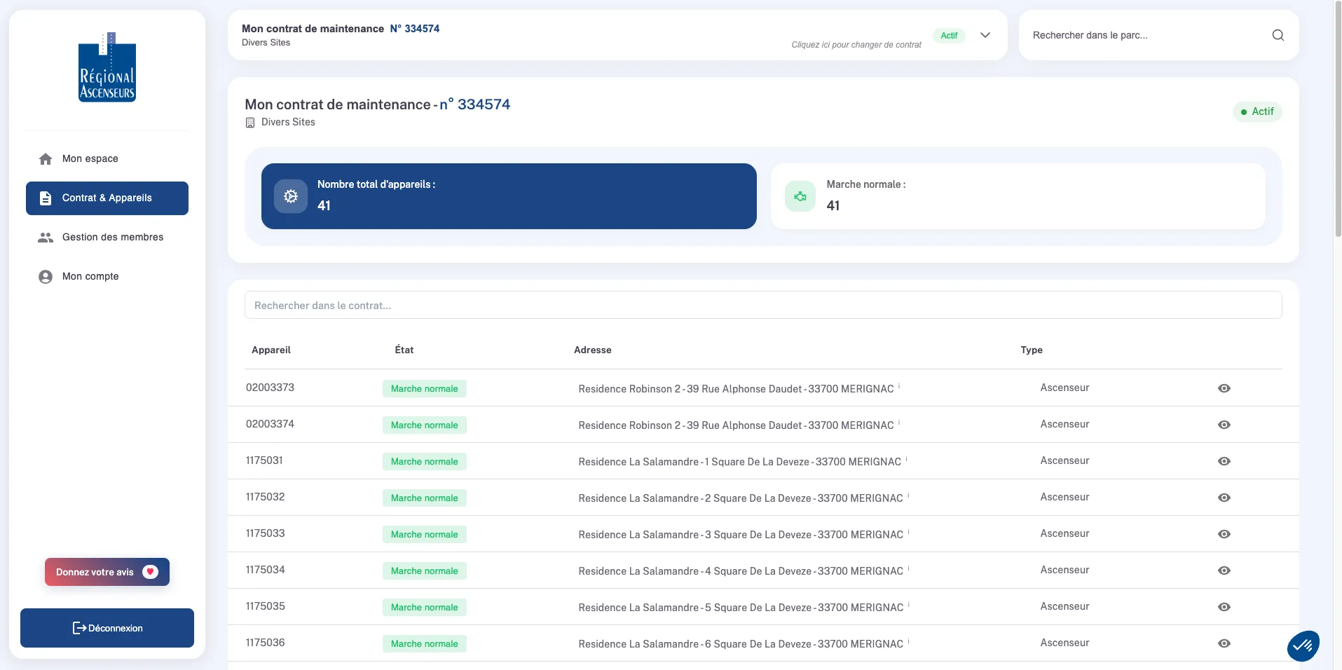 Interface Client RASO — visuel 3