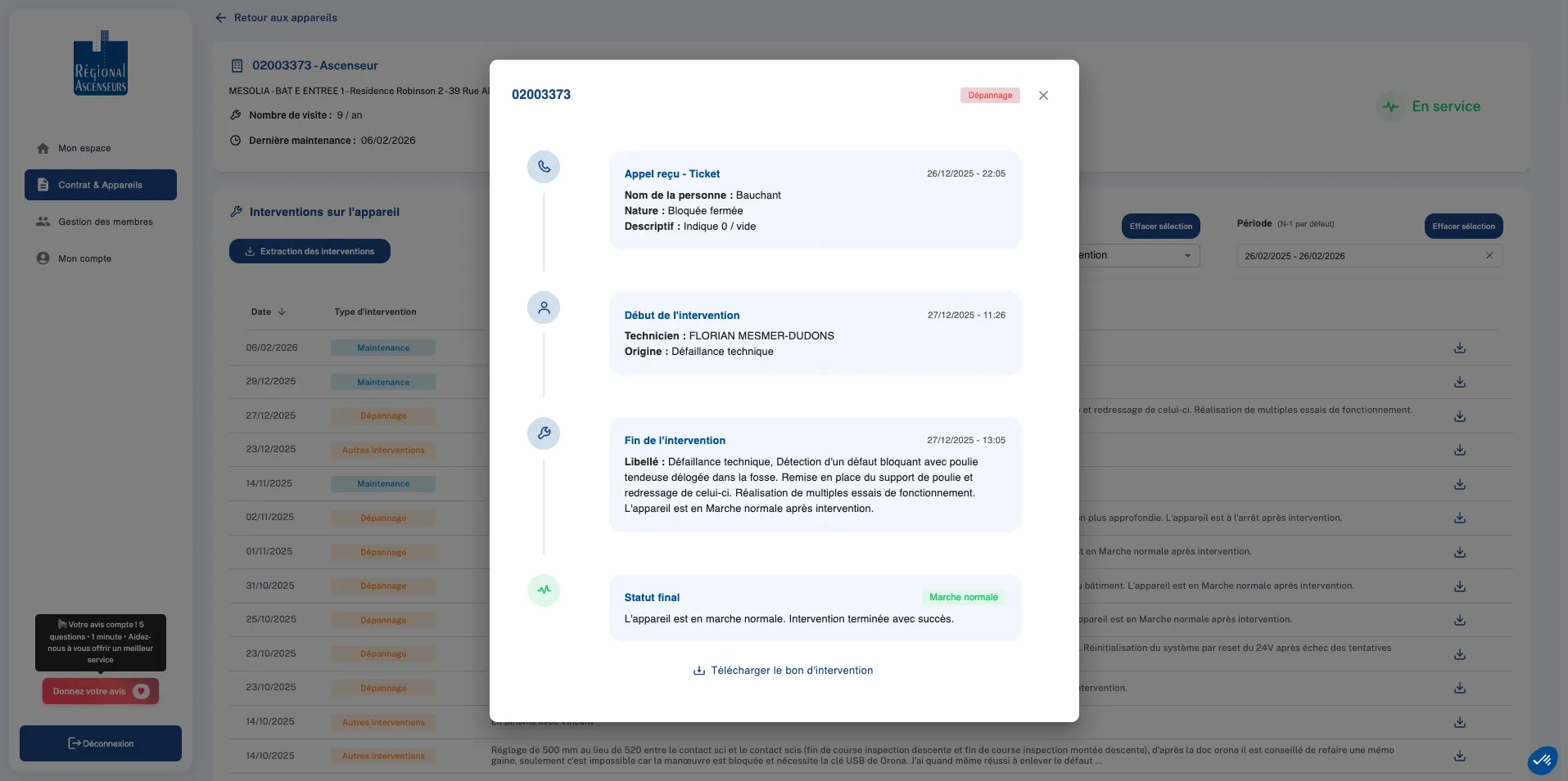Interface Client RASO — visuel 5